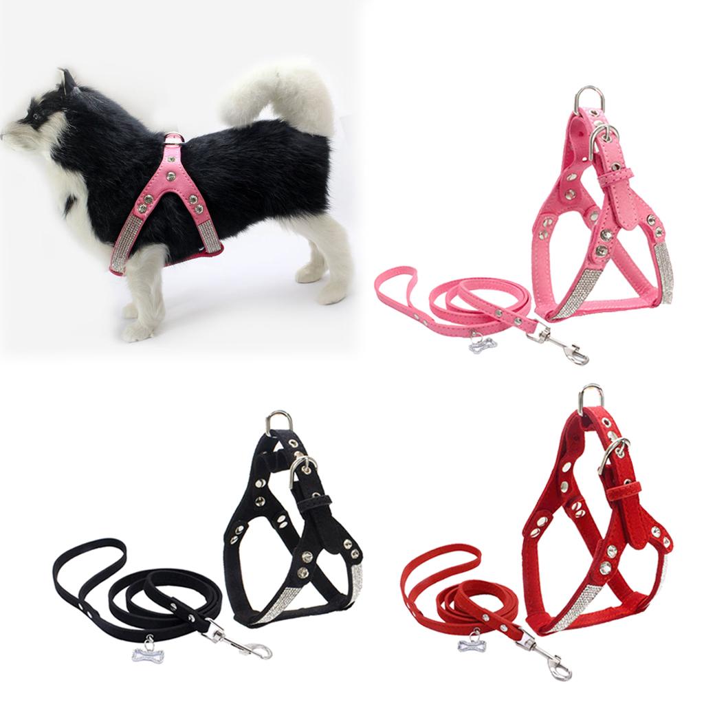 Adjustable Pet Dog Harness Anti-Twist Leash Set for Small Medium Large Dogs