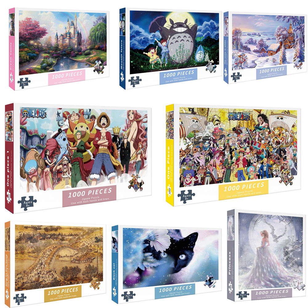 Bộ Tranh Ghép Xếp Hình 1000 Pcs Jigsaw Puzzle Bản Thú vị Cao Cấp