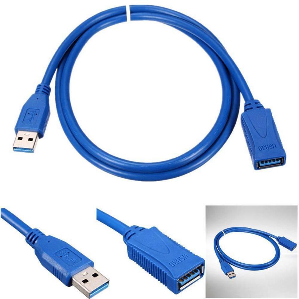 USB 3.0 Extension Cable A Male to Female Data Sync Extender Cable Cord M/F