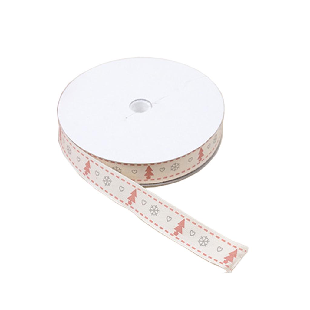 15 Mm Gói Quà Ruy Băng Cây Giáng Sinh Thiết Kế Thêu Sò Tôn Dáng
