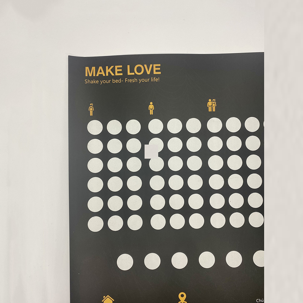 [Che Tên] Bảng Game Make Love Cho Cặp Đôi Trò Chơi Dạo Đầu Drinking Game Ướt Át 36 Tư Thế Cảm Xúc Cho Cuộc Yêu