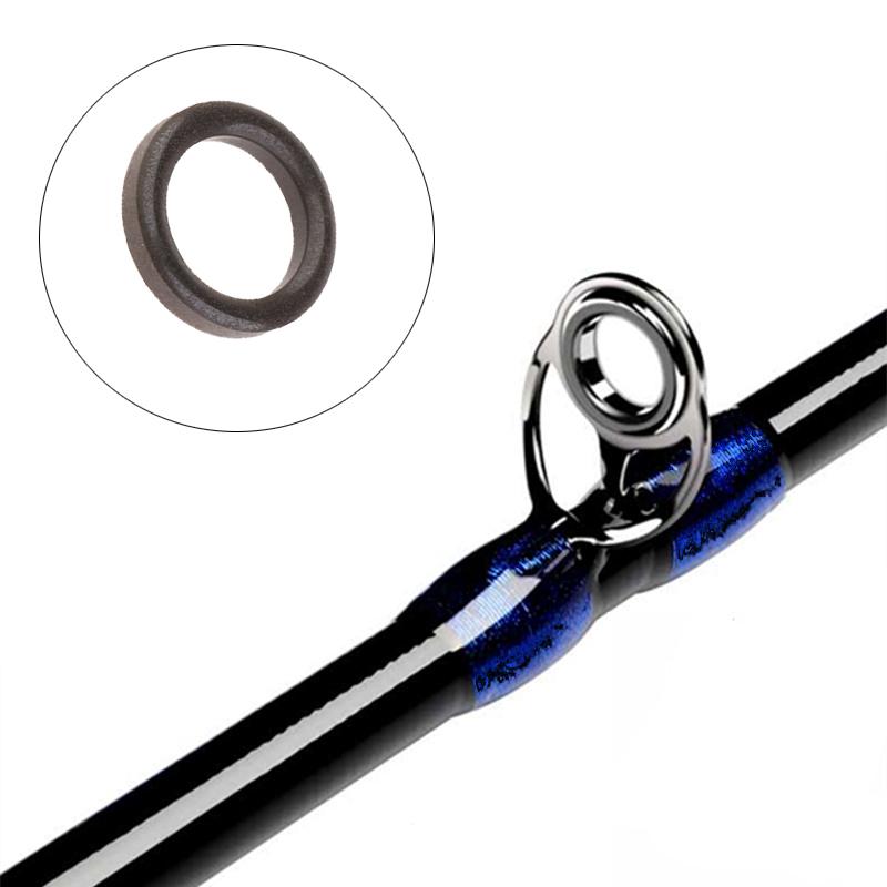 10pcs Fishing Rod Guides Ring DIY Pole Tip Top Repair Rods Guide Eye Ring