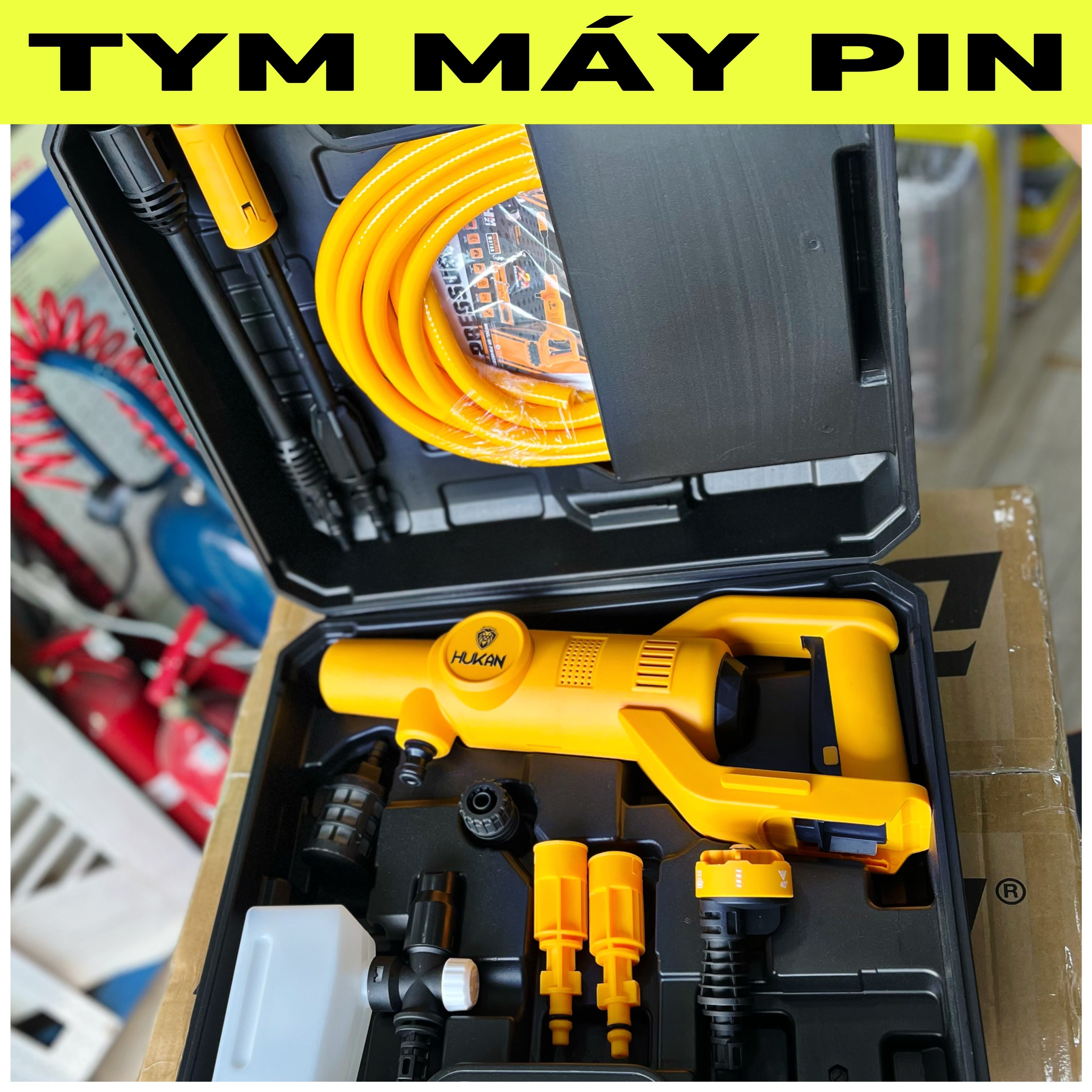 Thân Máy Rửa Xe Pin 21V HUKAN HK-PW4820BL – TYM MÁY PIN