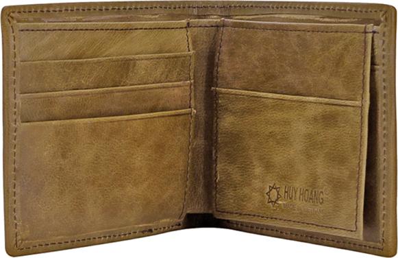 Bộ Ví &amp; Thắt Lưng Nam Da Cá Sấu Huy Hoàng HT2252-HT4274 (23 x 11,5 cm) - Rêu