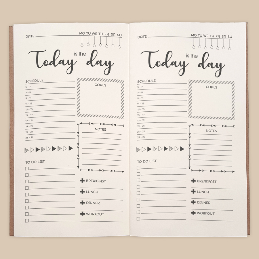 Sổ tay planner MIX gồm Thu Chi - Daily Planner - Nhật ký &quot;Kiếm tiền giữ tiền
