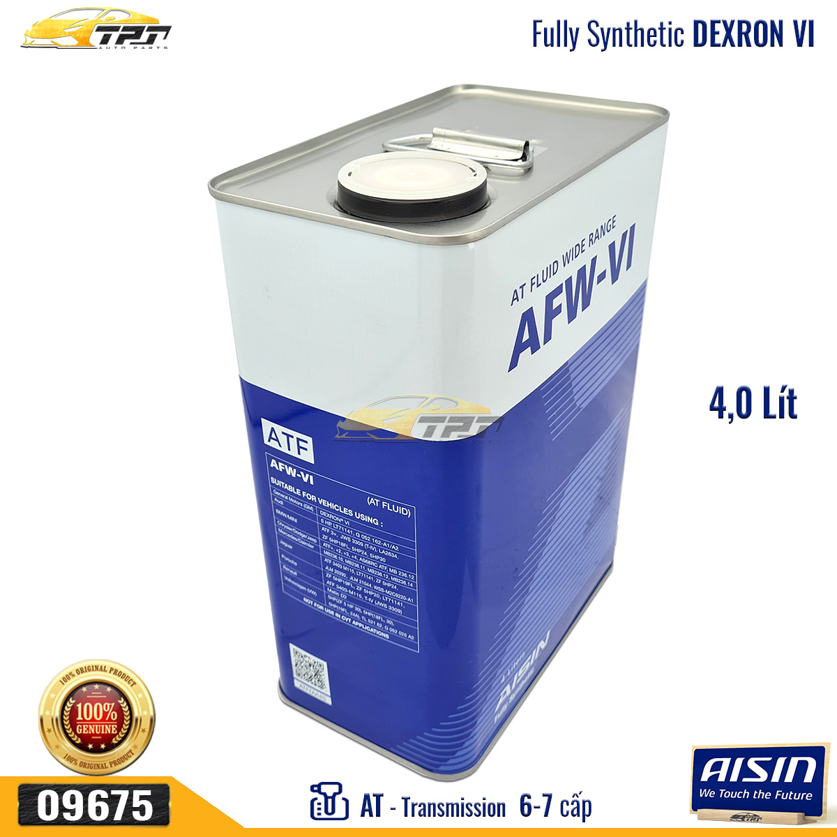 AFW VI Nhớt Hộp Số Tự Động 6 - 7 cấp DEXRON VI (1 Lít) AISIN - Japan