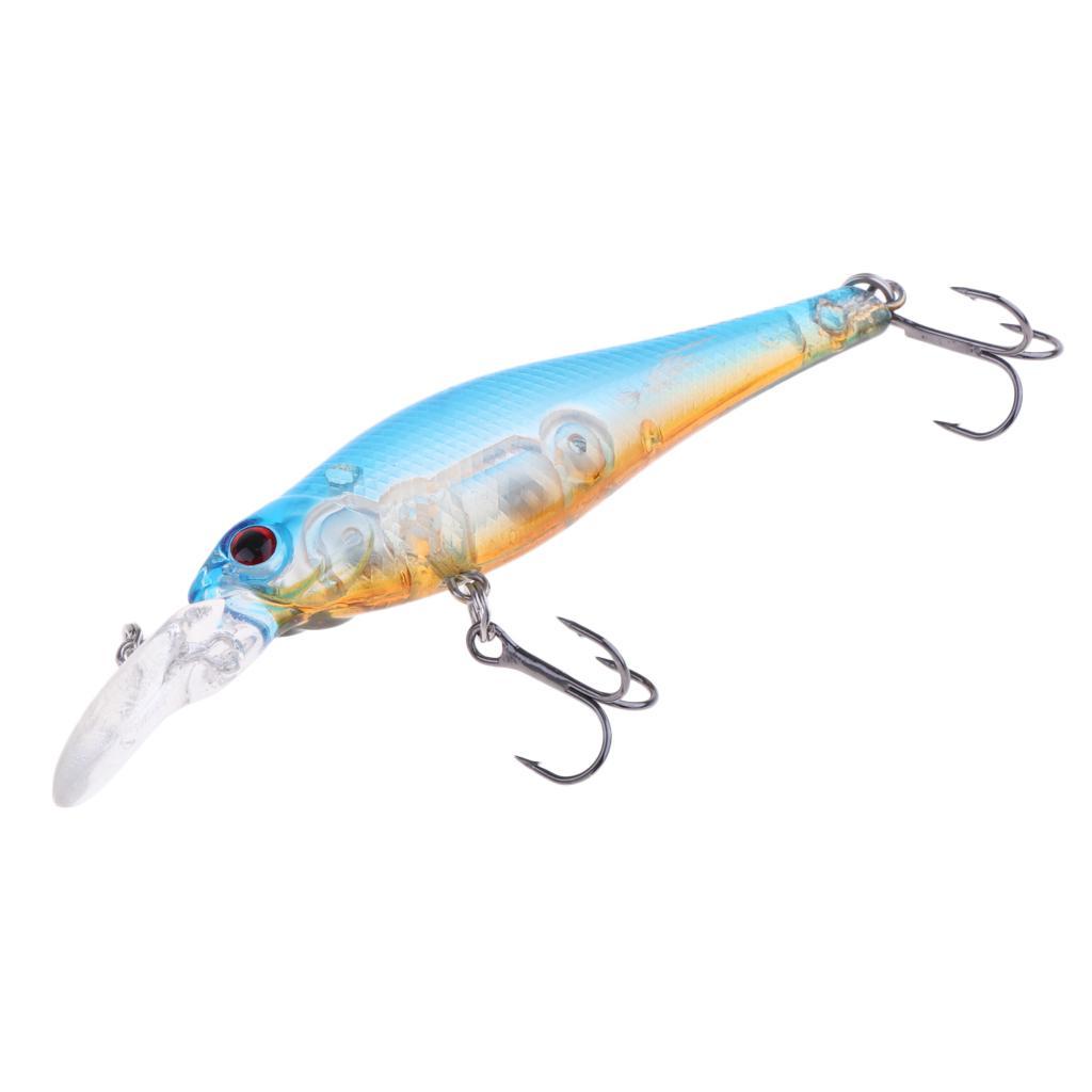 Premium Minnow Fishing Lures Hard Artificial Bait Crankbait Fishing Rigs Bait Fishing Tackle Equipment