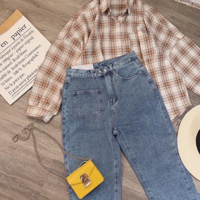 Quần Baggy JEANS ống suông