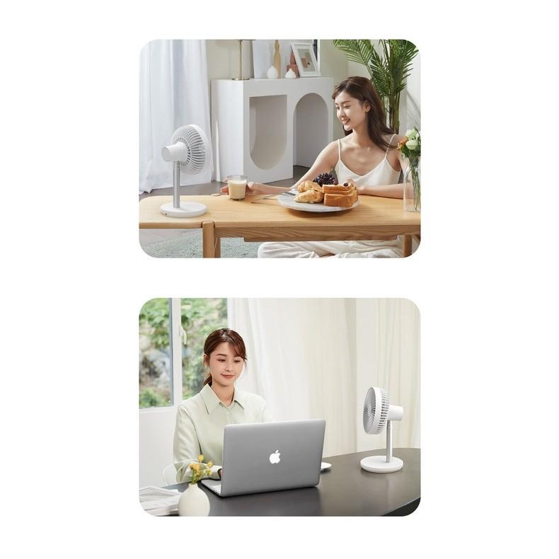 Quạt Để Bàn Gấp Gọn JISULIFE FA13P ABS - Sạc Nhanh - Pin 8000mAh Sử Dụng Lên Đến 28H - Hàng Chính Hãng