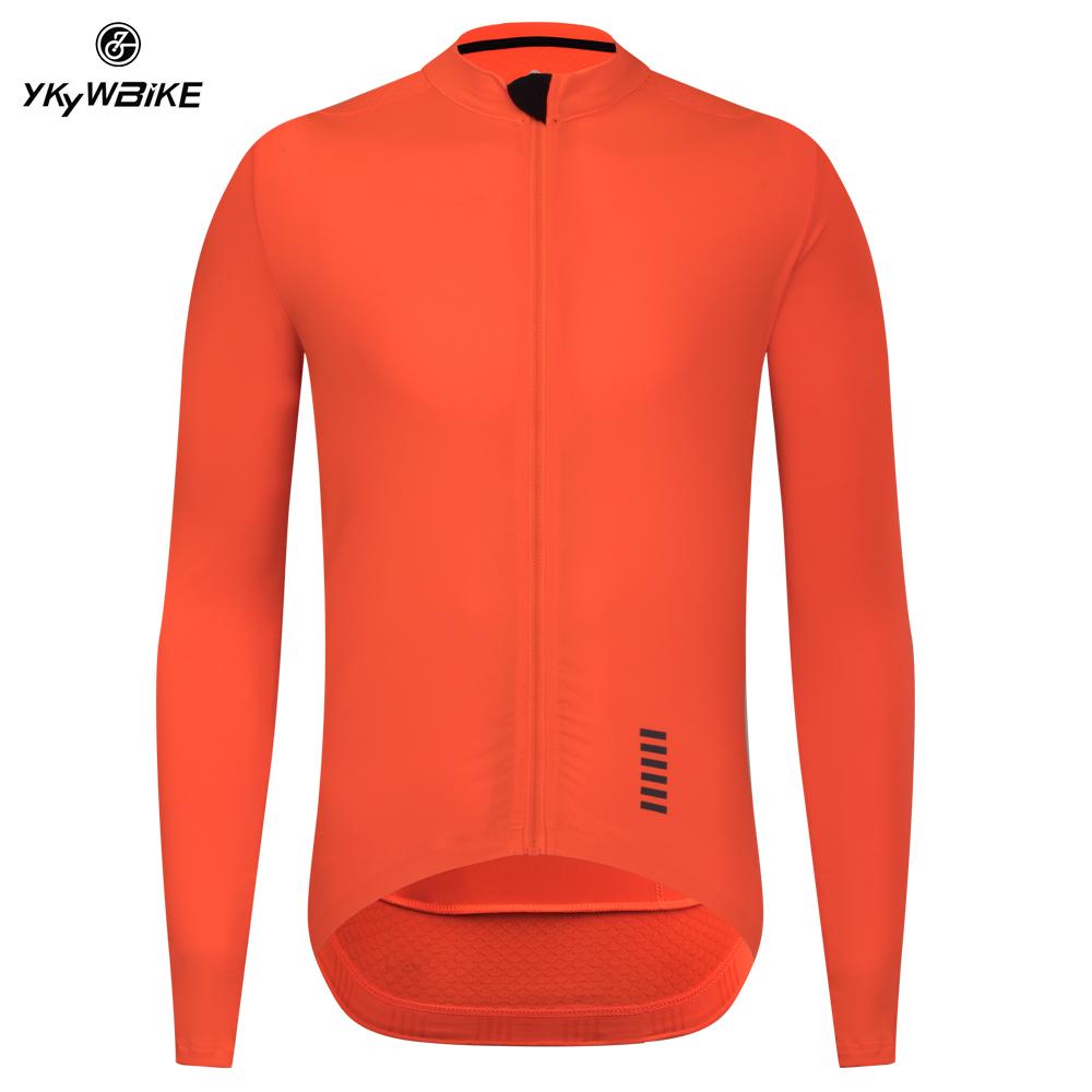 YKYWBIKE Nam PRO Đội Dài Tay AERO JERSEY Nam Đi Xe Đạp Jersey Nam Mùa Xuân Và Mùa Thu Dây Kéo YKK Áo Sơ Mi Màu Đen quà Tặng Hàng Đầu Color: Purple Size: Asia M