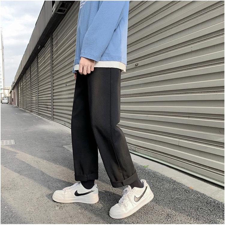 Quần bò nam ống rộng, quần jean baggy nam nữ dáng suông vải jeans cao cấp SR01 không phai màu