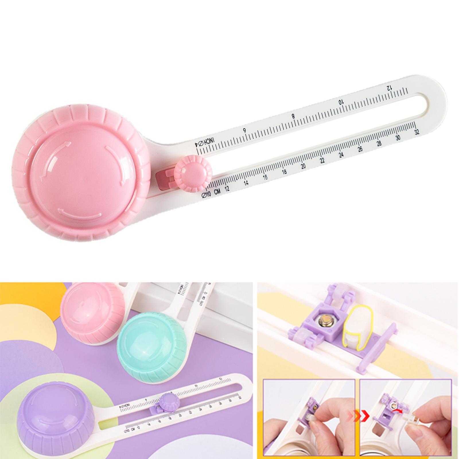 Circle Cutter, Circular Paper Cutter, Compass Circle Cutter, Circle Paper Trimmer, Rotary Cutter DIY Crafts Supplies Round Cutting Tools Cards Cutter