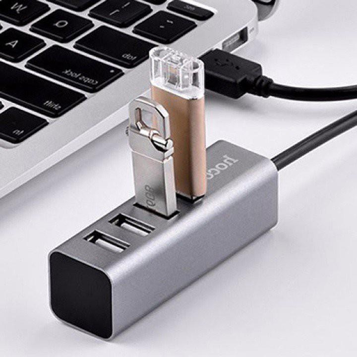 Bộ Chia 4 Cổng USB Hoco HB1 - Hàng Chính Hãng