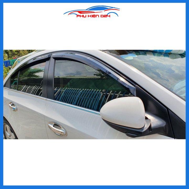 Vè che mưa cho xe ô tô Cruze 2009-2010-2011-2012-2013-2014-2015-2016-2017-2018 vè đen bảo vệ trang trí xe