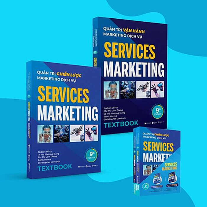 (Bộ 2 Cuốn) Services Marketing (Quản trị chiến lược marketing dịch vụ &amp; Quản trị vận hành marketing dịch vụ) -