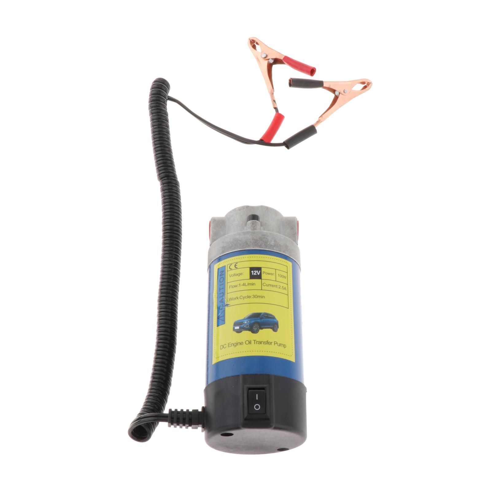 1 Set Electric Transfer Siphon Pump Suction Oil Fuel Siphon Fits for Adults
