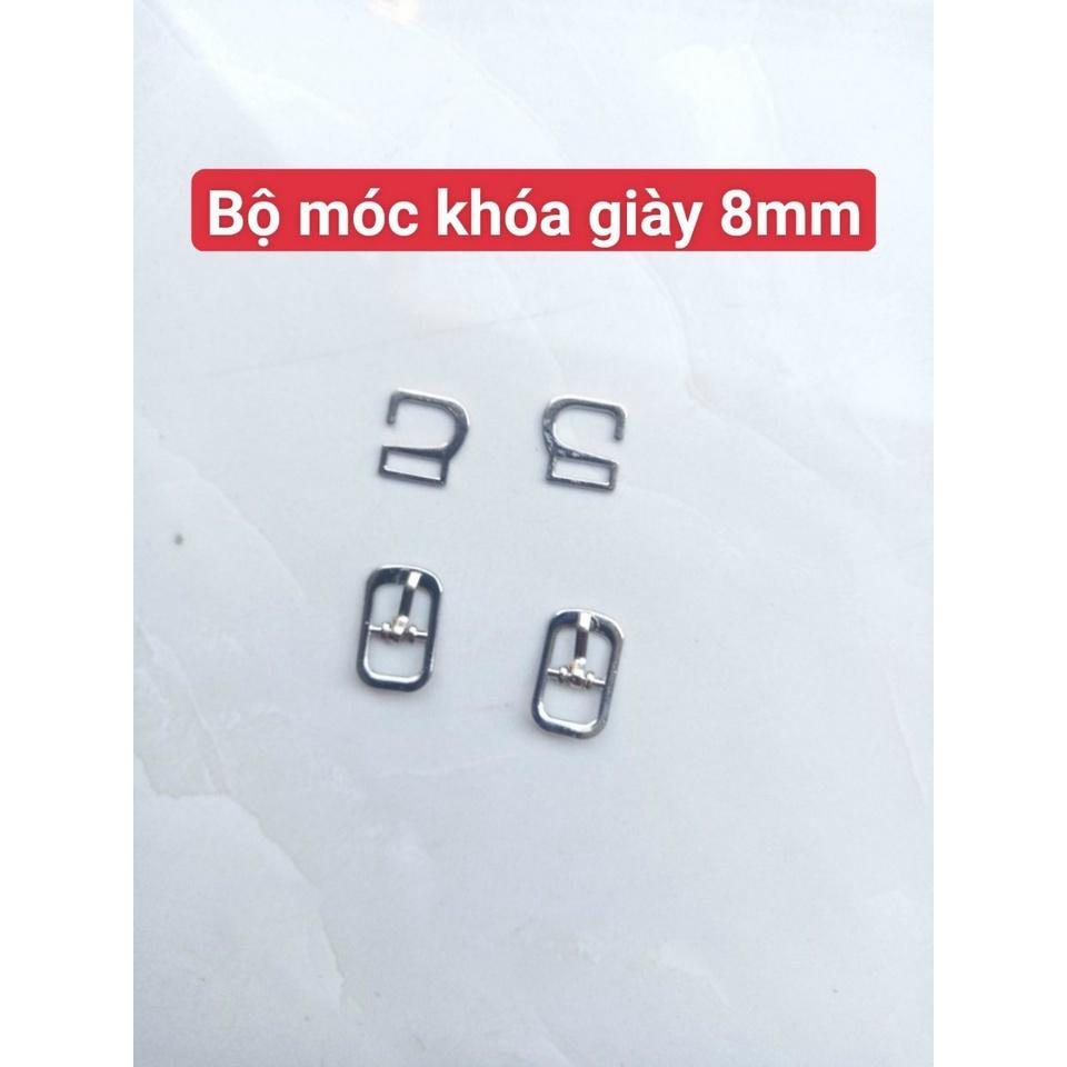 Khóa móc giày,khoen móc giày 1 cm, 0,8 cm