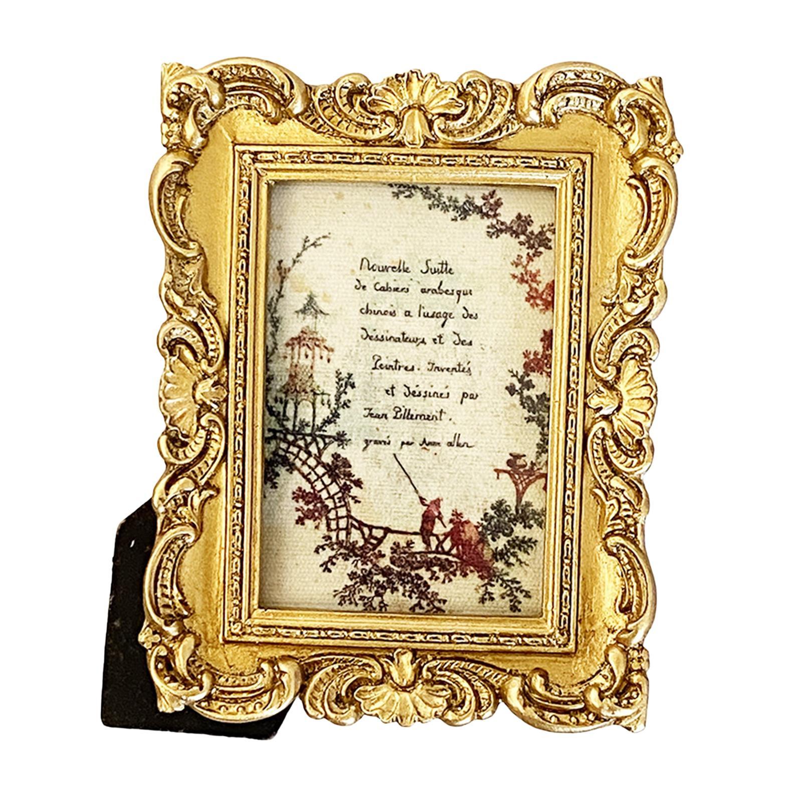 Antique Photo Frame Embossed Vintage Picture Frame for Home Decor ...