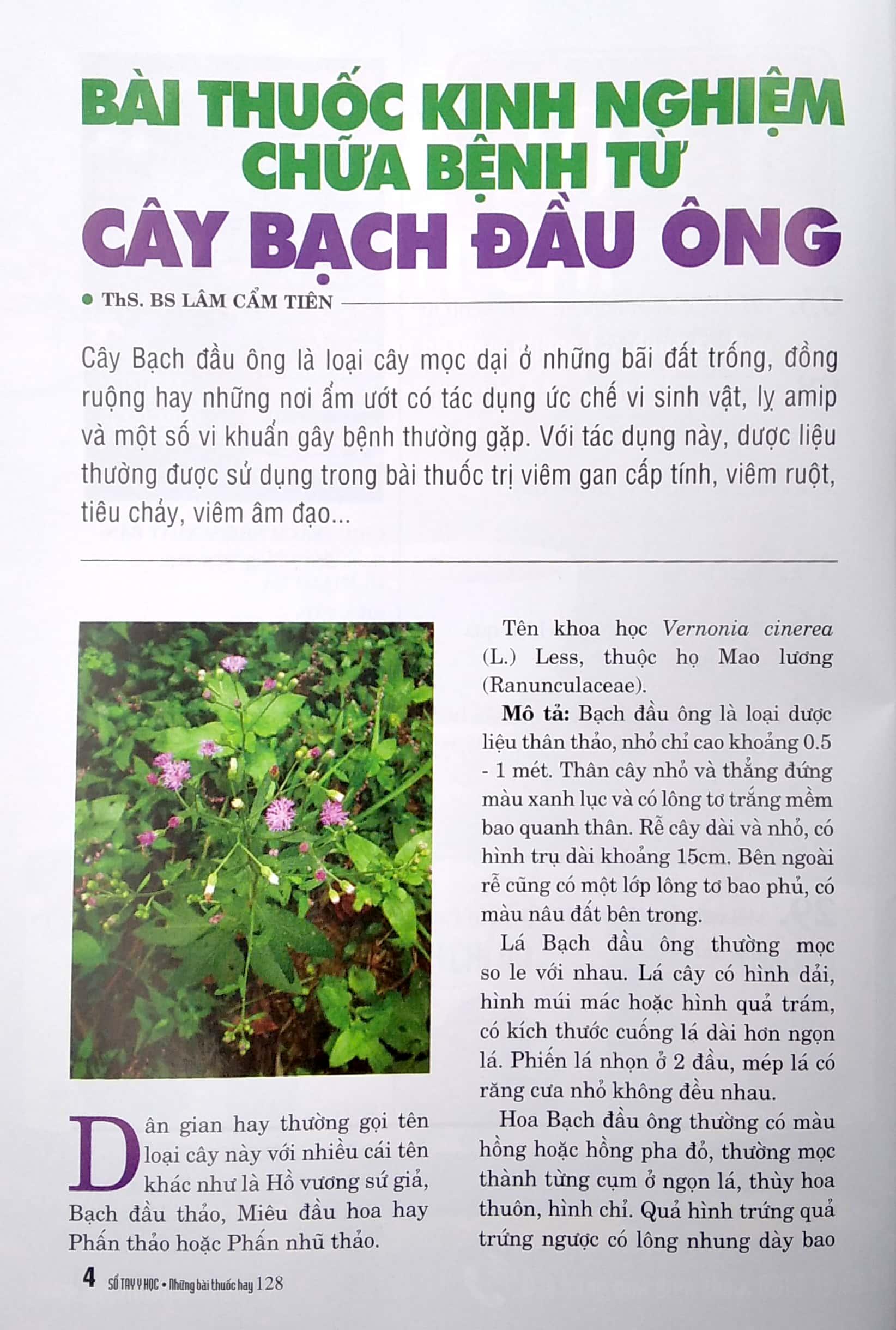Sổ Tay Y Học - Những Bài Thuốc Hay 128