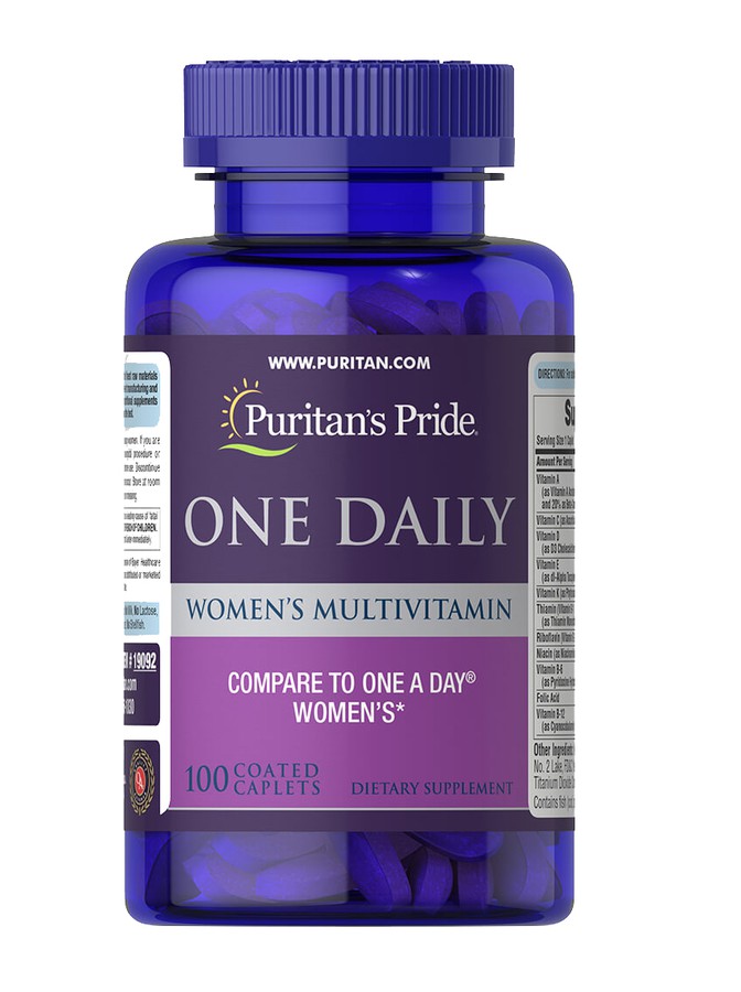 Vitamin tổng hợp nữ One Daily Women's Multivitamin Puritan's Pride tăng sức đề kháng và tăng sức khỏe tổng thể  - OZ Slim Store