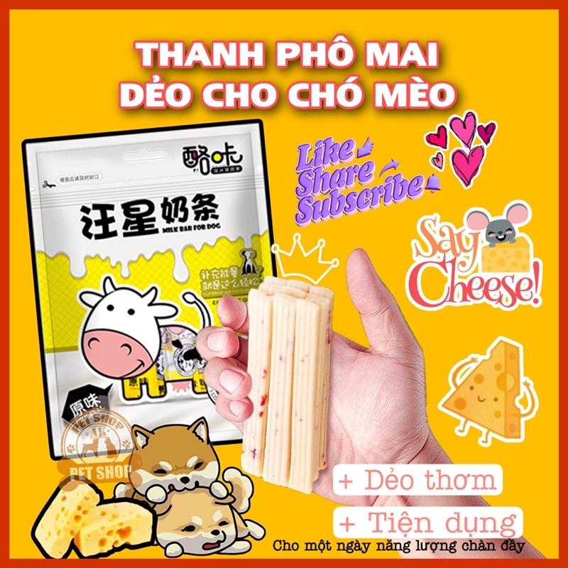 Thanh Phô Mai Dẻo Monbab Nhiều Vị Cho Chó Mèo