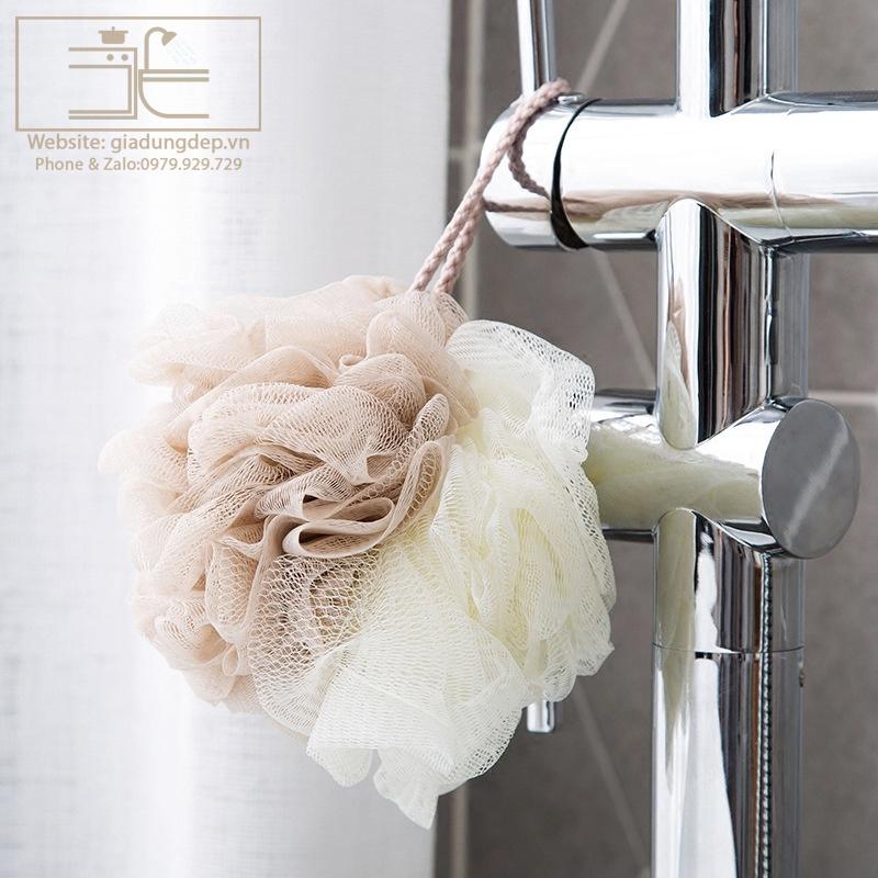 Bông tắm lưới tạo bọt - Khăn tắm - Miếng cọ người dùng trong nhà tắm - Loại dày dặn