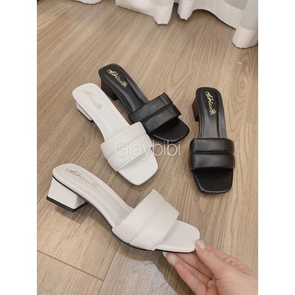 Guốc Quai Trơn Phồng Kiểu Dáng Thời Trang