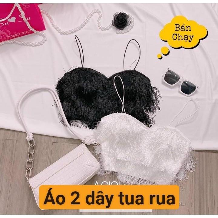 Áo 2 dây tua rua thời trang gợi cảm cho bạn nữ thêm xinh - Thu hút triệu ánh nhìn