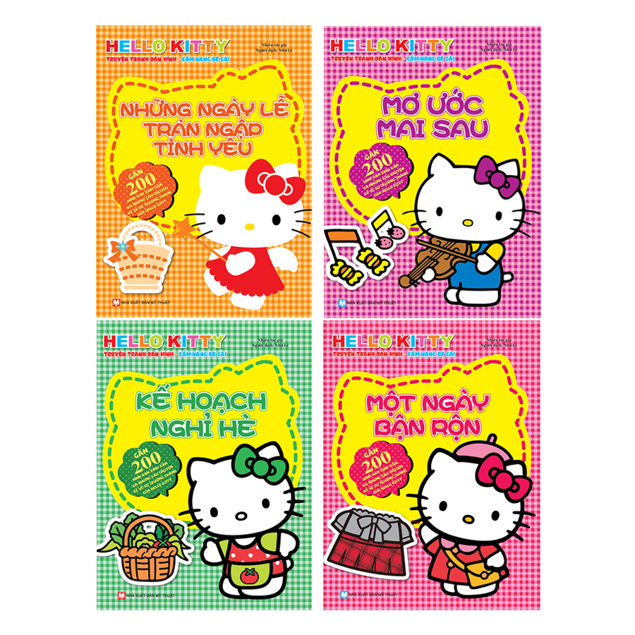 Combo: Hello Kitty - Cẩm Nang Bé Gái: Bộ (04 Cuốn)