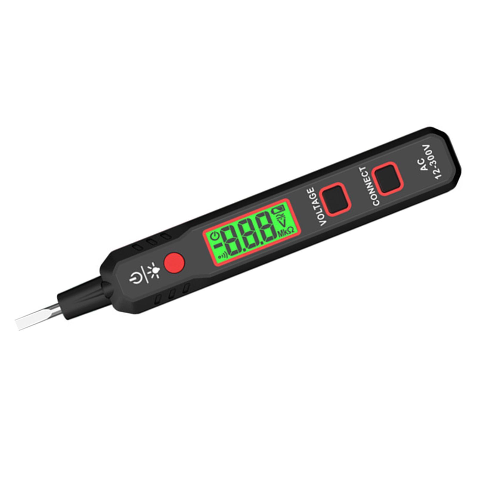 Electronic Test Pencil Test Screwdriver Portable LCD Display 12V-300V  Pen Circuit Tester Tool for Live/Null Wire Judgment
