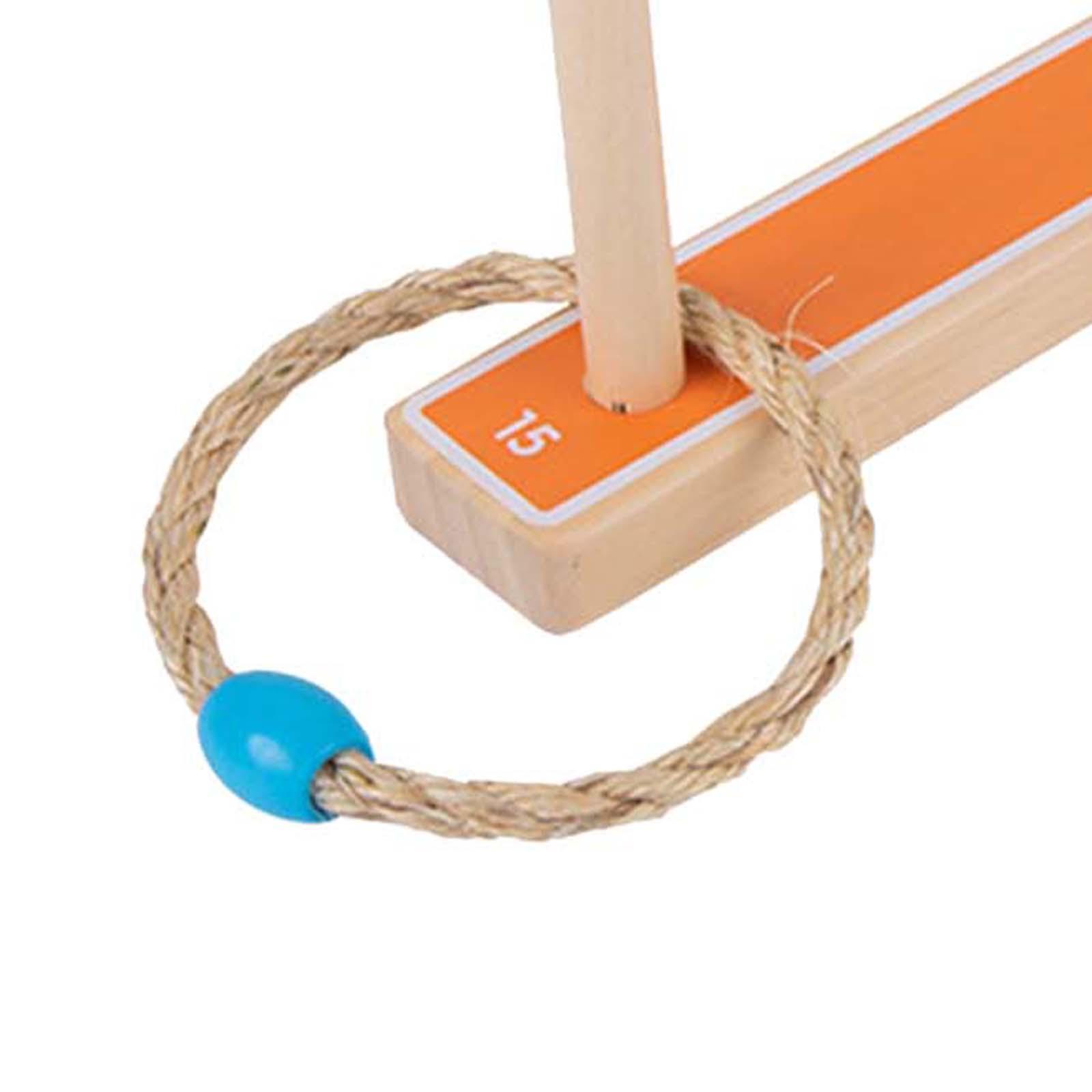 Hook Tossing Game Outside Toys Playset Interactive 3-12 Kids Gift Carnival Games Sport Activity Fun Summer Toy for Park Picnic Garden