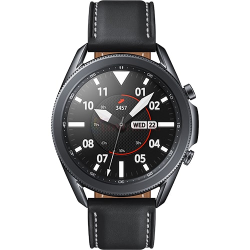 Đồng hồ thông minh Samsung Galaxy Watch 3 viền thép dây da - Hàng chính hãng