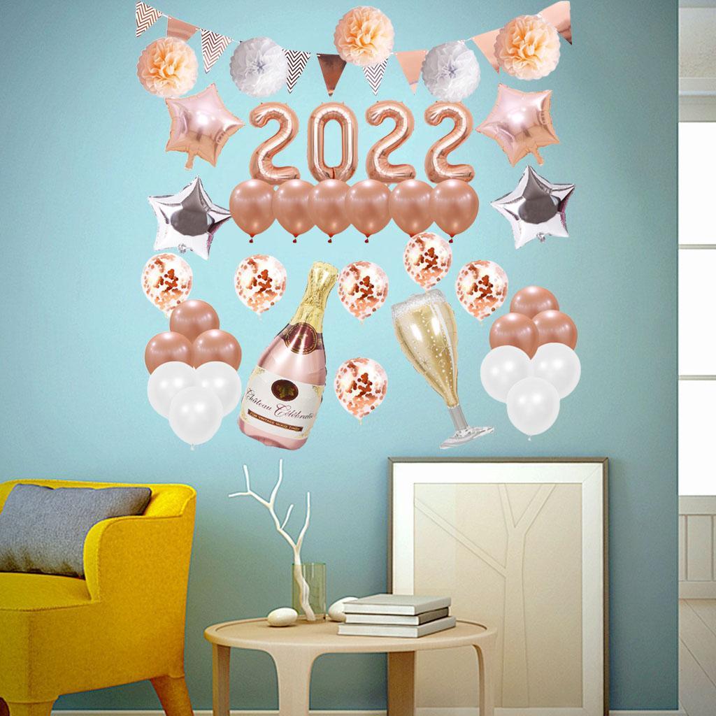 2 Set Merry Christmas Balloon Banner Kit Indoor Decoration