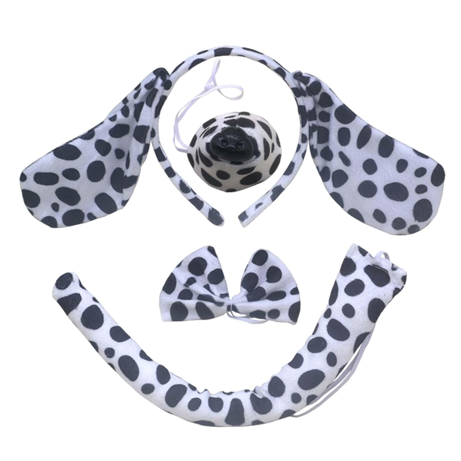 Puppy Dog Ears and Tail Set Plush for Masquerade Stage Performance Halloween
