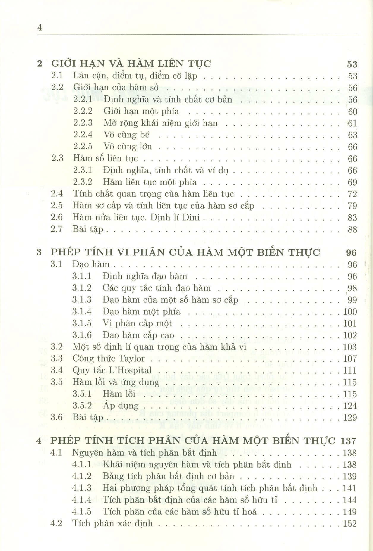 Giáo Trình Giải Tích Thực Một Biến - Lê Mậu Hải (Chủ biên), Nguyễn Quang Diệu, Phùng Văn Mạnh