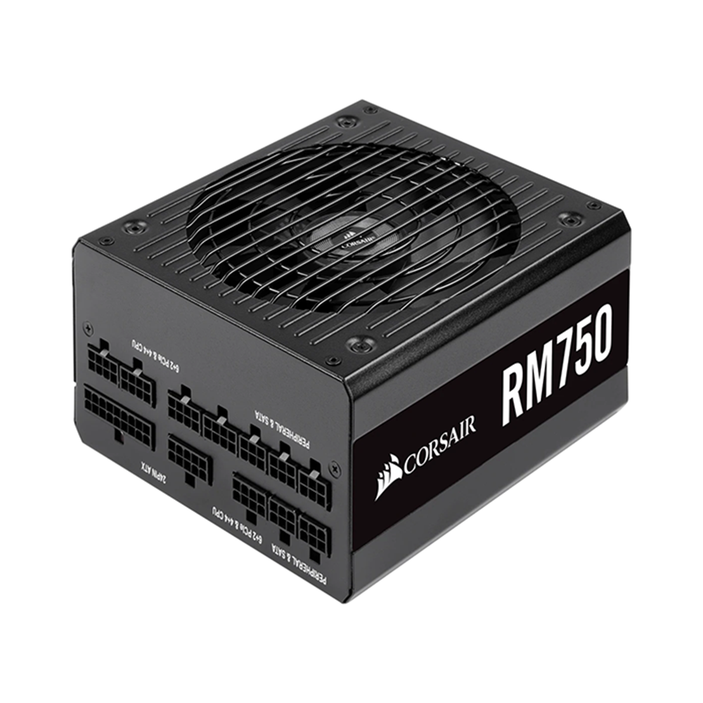 Nguồn máy tính Corsair 750W RM750 80 Plus Gold - Hàng chính hãng Vĩnh Xuân phân phối