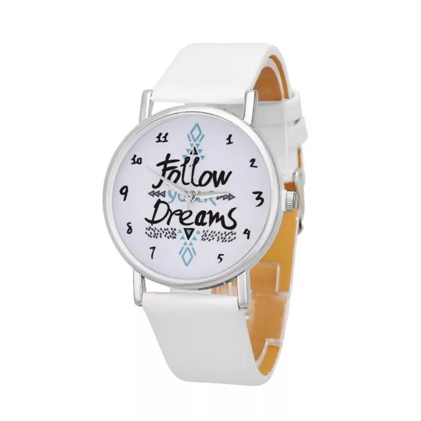 Đồng hồ bé gái Follow your dreams dây da cá tính – DH003