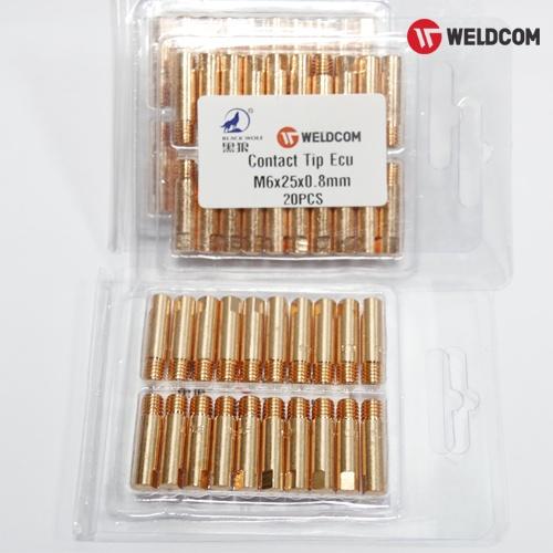 Bép hàn CO2 M6x25- Black wolf dùng cho máy hàn MIG