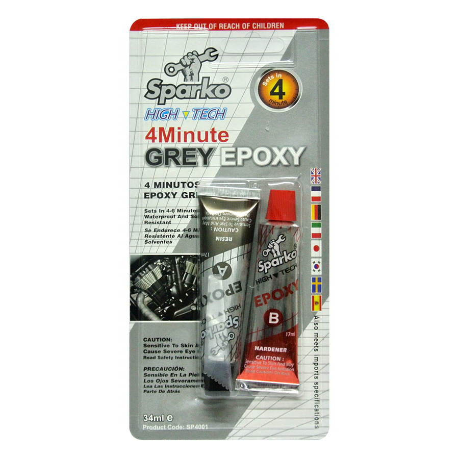 Keo AB Sparko Xám 4 Minute Grey Epoxy