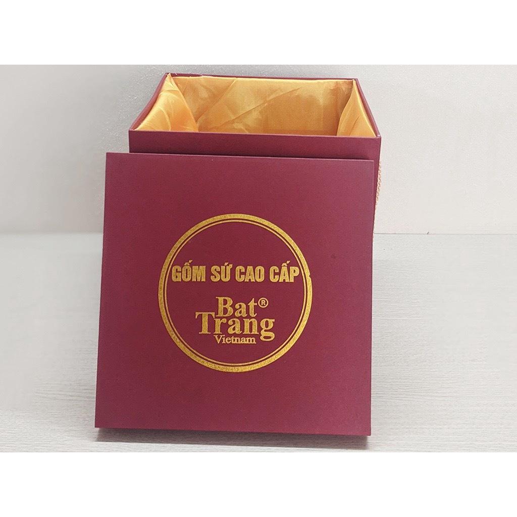 Bộ ấm chén Men vẽ tích 1,5l - Gốm sứ Bát Tràng - Làng Gốm