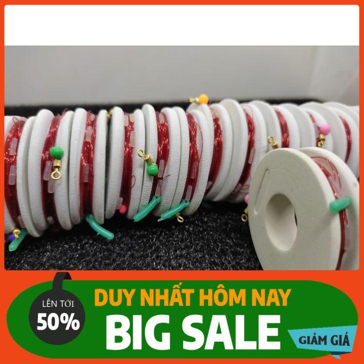 Thẻo cước câu cá//Dây trục câu đài buộc sẵn, Thẻo cước câu cá buộc sẵn câu đơn, câu đài