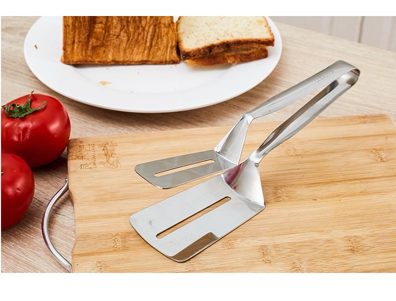 Kẹp Gắp thức ăn Inox - 24.8x7.4cm 160g