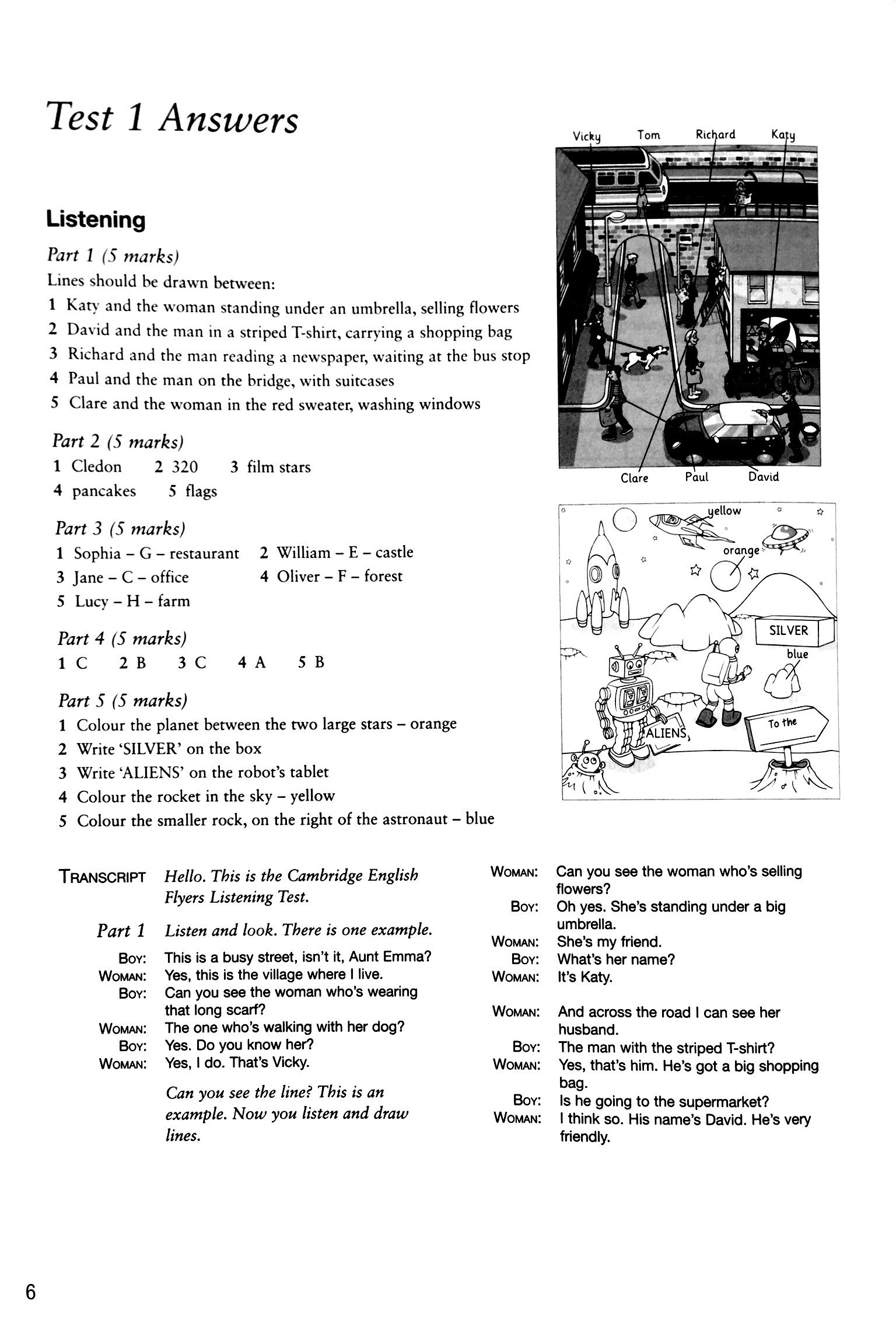 Cambridge English Flyers 1 for Revised Exam from 2018 Ans Booklet