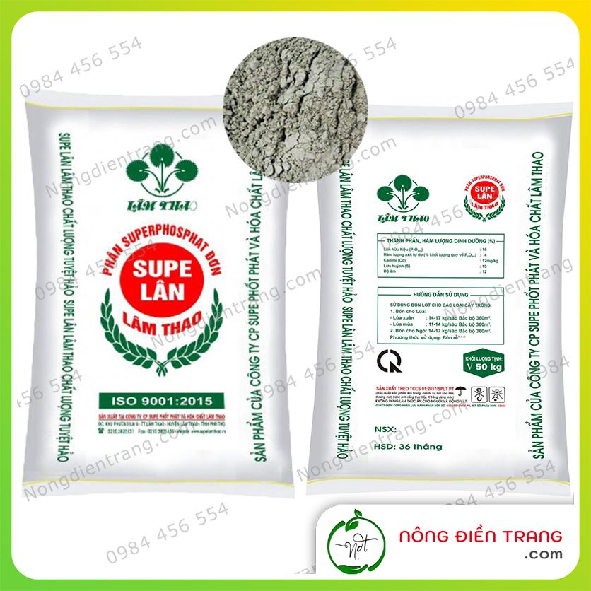 1KG Phân Bón Supe Lân Lâm Thao (Bán Lẻ Từ Bao 50kg) - VTNN Nông Điền Trang