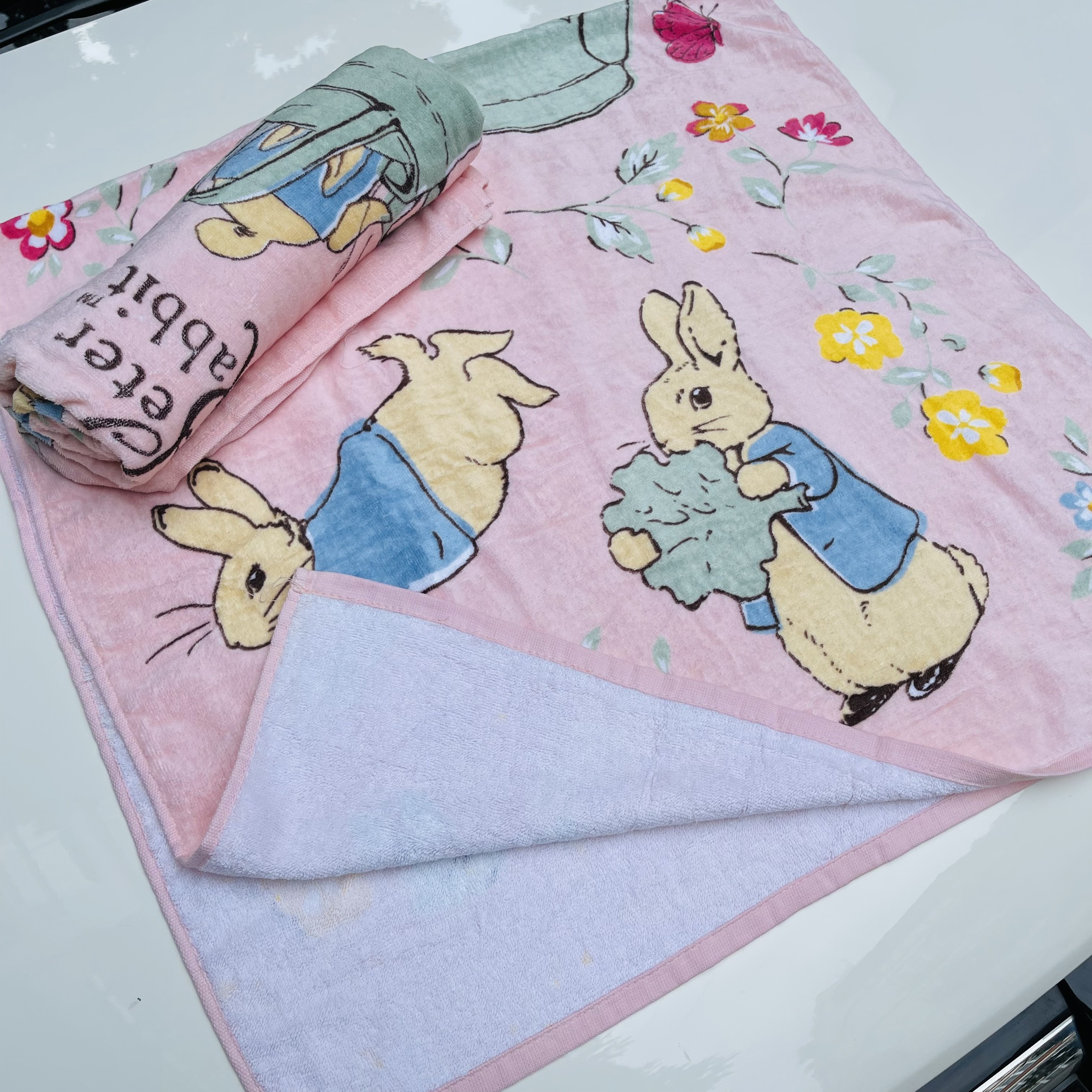 Khăn tắm trẻ em cỡ lớn MJ, chất liệu cotton cao cấp, Xuất Nhật
