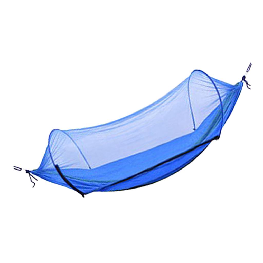 Outdoor Camping Hammock Boat Shape Bed with Prevent Bites Net