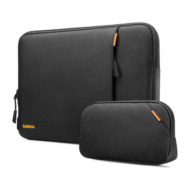 Túi chống sốc chính hãng TOMTOC 360* Protective-A13-C12 kèm túi phụ kiện cho Macbook Air/Pro 13 inch