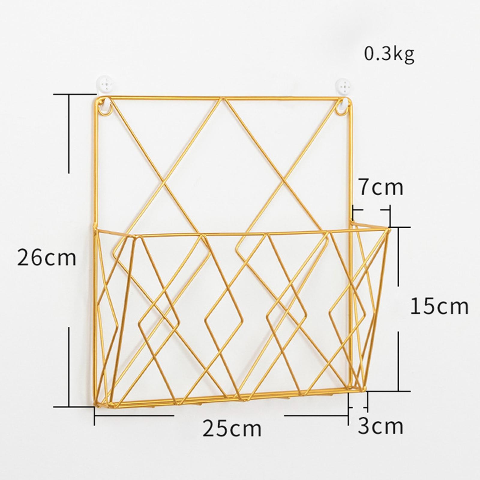 2pcs Metal Newspaper Storage Rack Magazine Holder for Study Room Newspapers