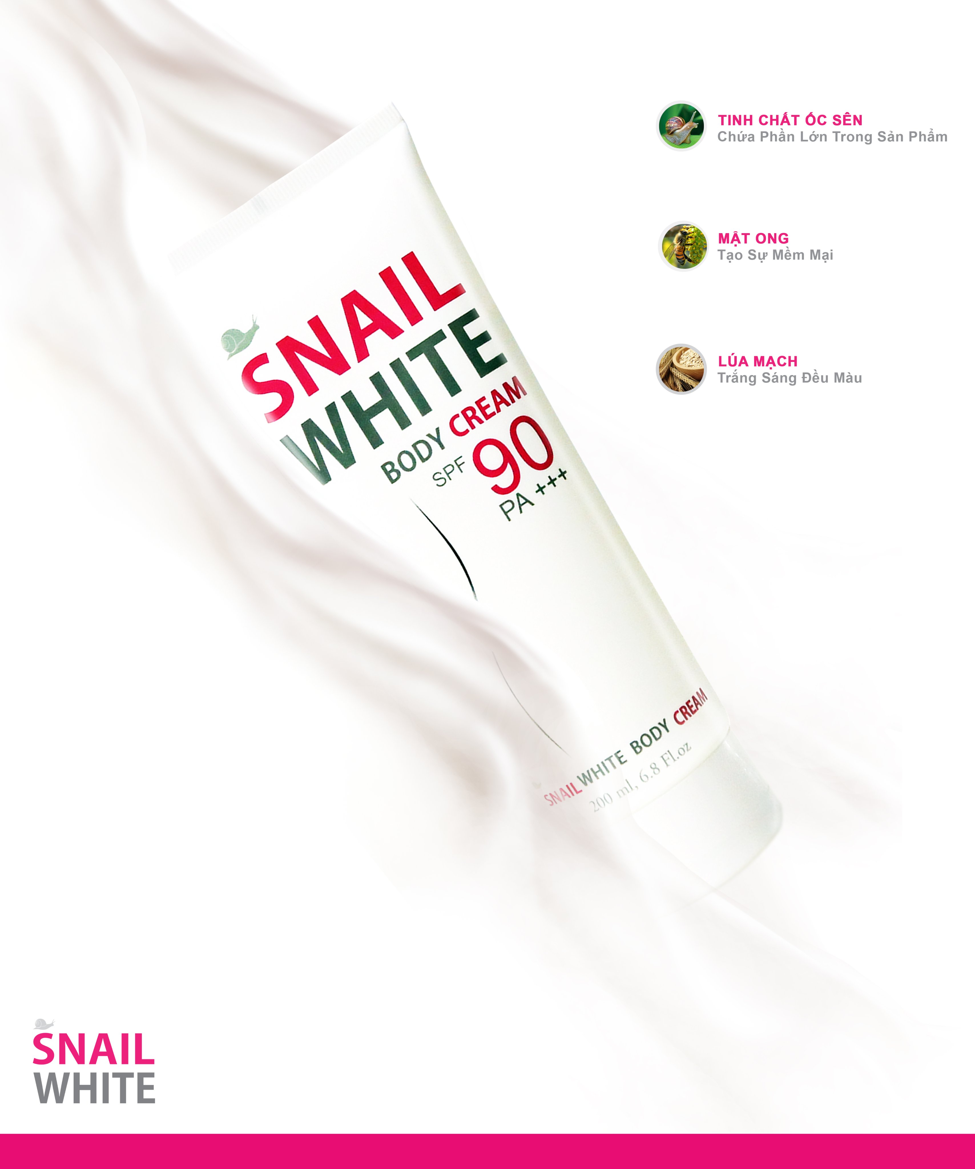 Kem dưỡng thể snail white