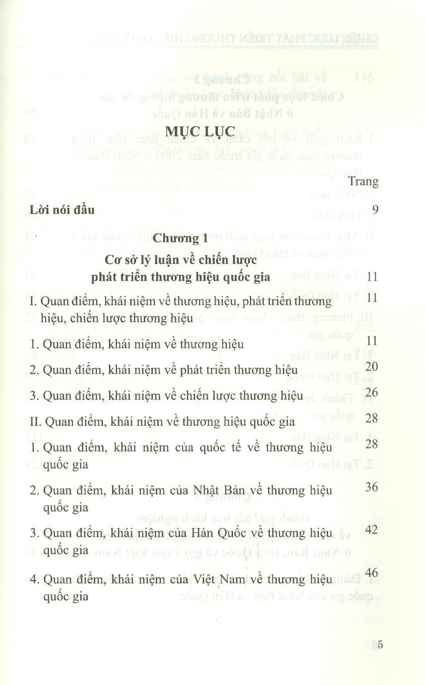 Chiến Lược Phát Triển Thương Hiệu Quốc Gia Ở Nhật Bản Và Hàn Quốc - Gợi Ý Cho Việt Nam (Sách chuyên khảo)